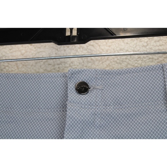Callaway Mens Golf Shorts Blue Micro Dot Print Flat Front Performance Stretch 40 - Picture 6 of 15